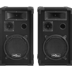 vidaXL Hifi-podiumluidsprekers 2 st passief professioneel 800 W zwart