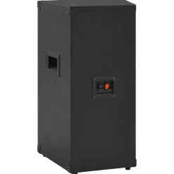 vidaXL Hifi-podiumluidspreker passief 1000 W 37x37x64 cm zwart