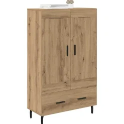 vidaXL Highboard Artisan Eiken 69,5 x 31 x 115 cm Bewerkt hout