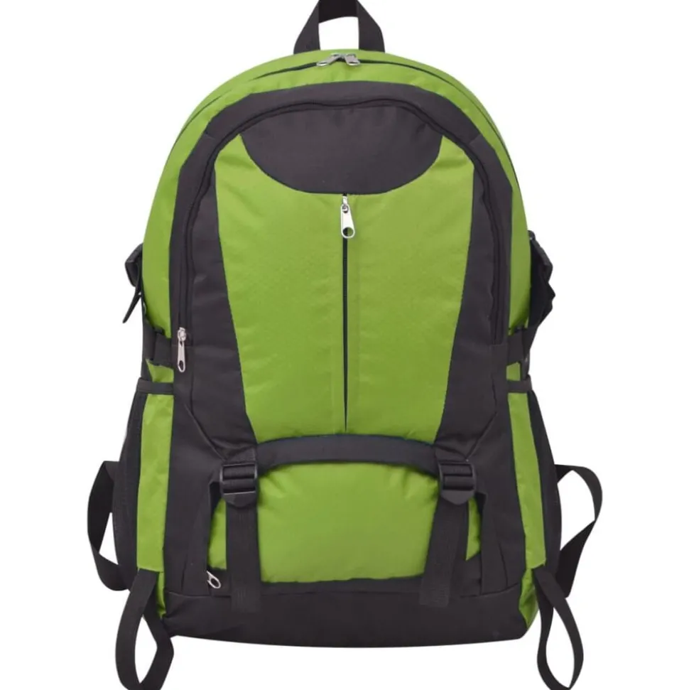 vidaXL Hiking rugzak 40 L zwart en groen