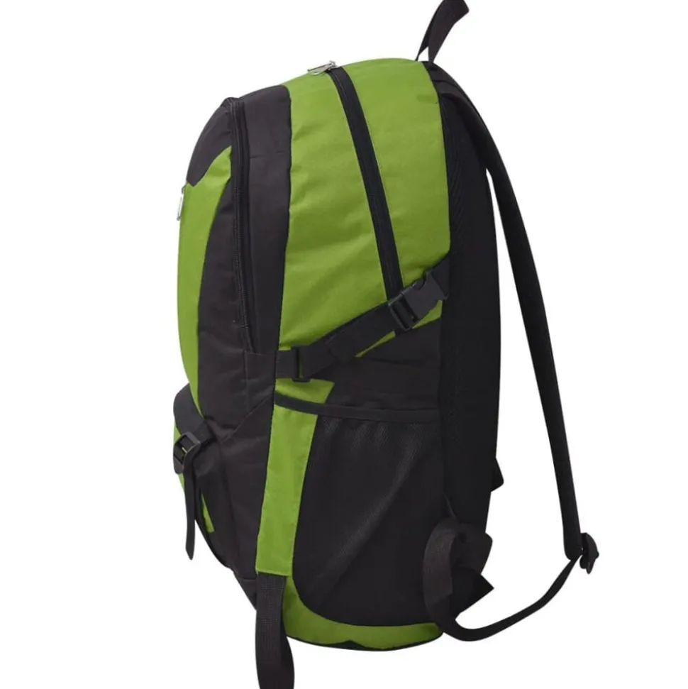 vidaXL Hiking rugzak 40 L zwart en groen