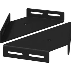 vidaXL Hoekbeugel 2 pcs Zwart 138,5 x 50,5 x 16 mm IJzer