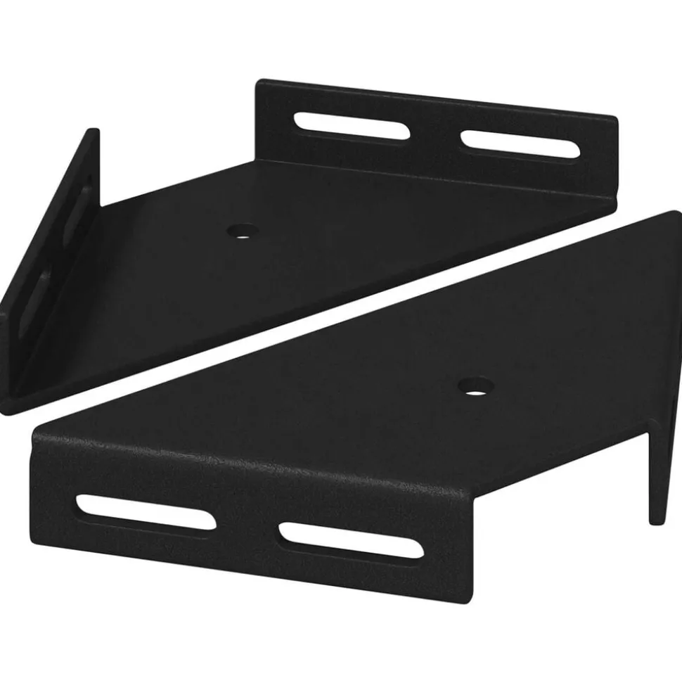 vidaXL Hoekbeugel 2 pcs Zwart 138,5 x 50,5 x 16 mm IJzer