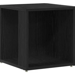 vidaXL Hoekplanken Zwart Eiken 33 x 33 x 34,5 cm Bewerkt hout