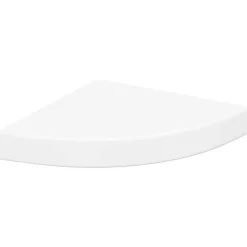 vidaXL Hoekschap zwevend 25x25x3,8 cm MDF wit