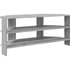 vidaXL HoekTVKast Grijs Sonoma 102x40,5x45cm Bewerkt hout