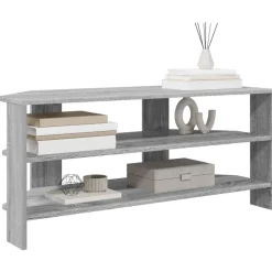 vidaXL HoekTVKast Grijs Sonoma 102x40,5x45cm Bewerkt hout