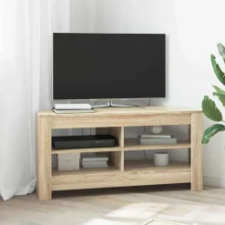 vidaXL HoekTVKast Sonoma Eiken 102 x 40,5 x 45 cm Bewerkt hout