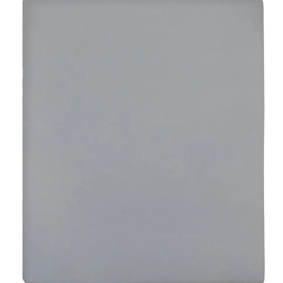vidaXL Hoeslaken jersey 90x200 cm katoen grijs