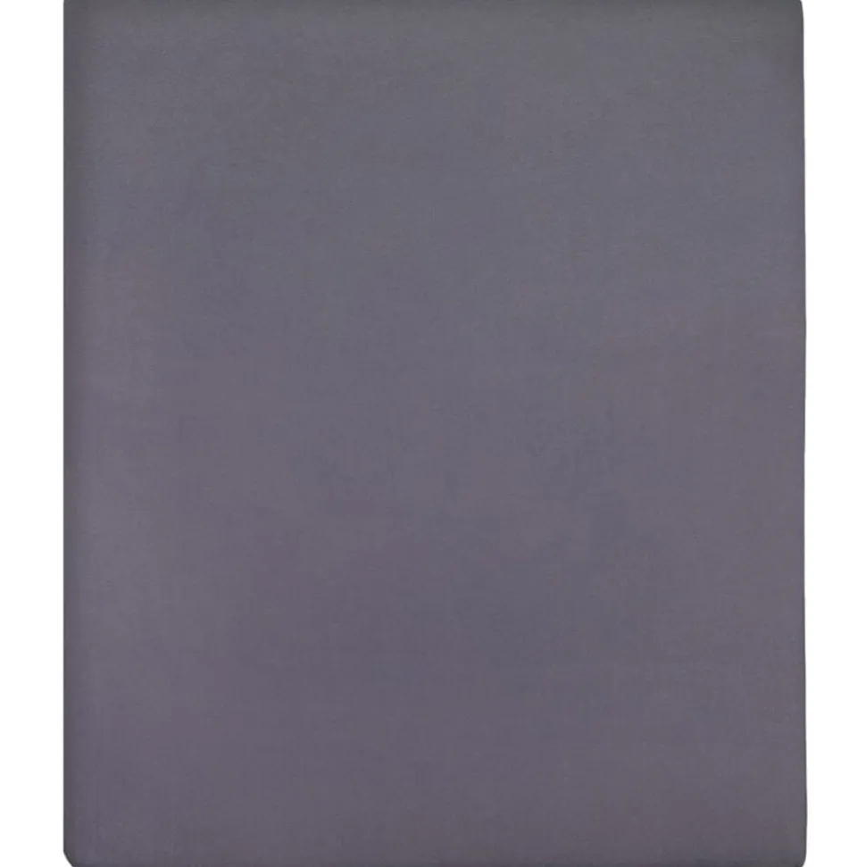 vidaXL Hoeslaken jersey 90x200 cm katoen antracietkleurig
