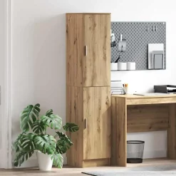 vidaXL Hoge kast Artisan Eiken 35 x 39 x 168 cm
