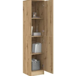 vidaXL Hoge kast Artisan Eiken 35 x 39 x 168 cm