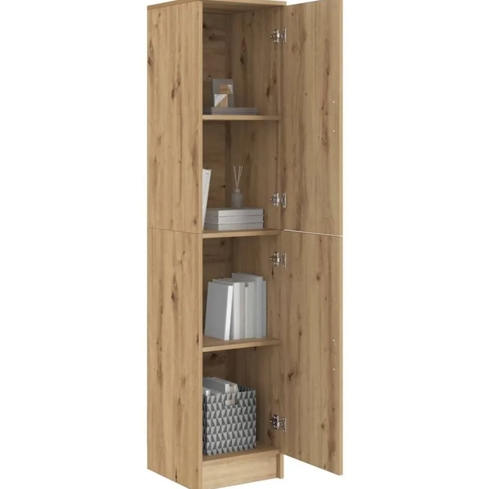 vidaXL Hoge kast Artisan Eiken 35 x 39 x 168 cm