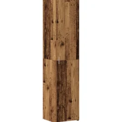 vidaXL Hoge kast Oudhout 40 x 42,5 x 185 cm