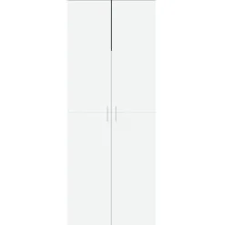 vidaXL Hoge kast 70x35x180 cm bewerkt hout wit