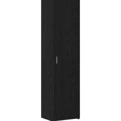 vidaXL Hoge kast Zwart Eiken 45 x 42,5 x 185 cm