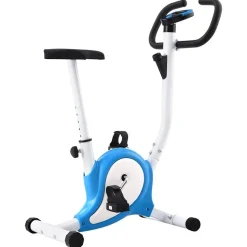 vidaXL Hometrainer met bandweerstand blauw