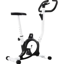 vidaXL Hometrainer met bandweerstand zwart