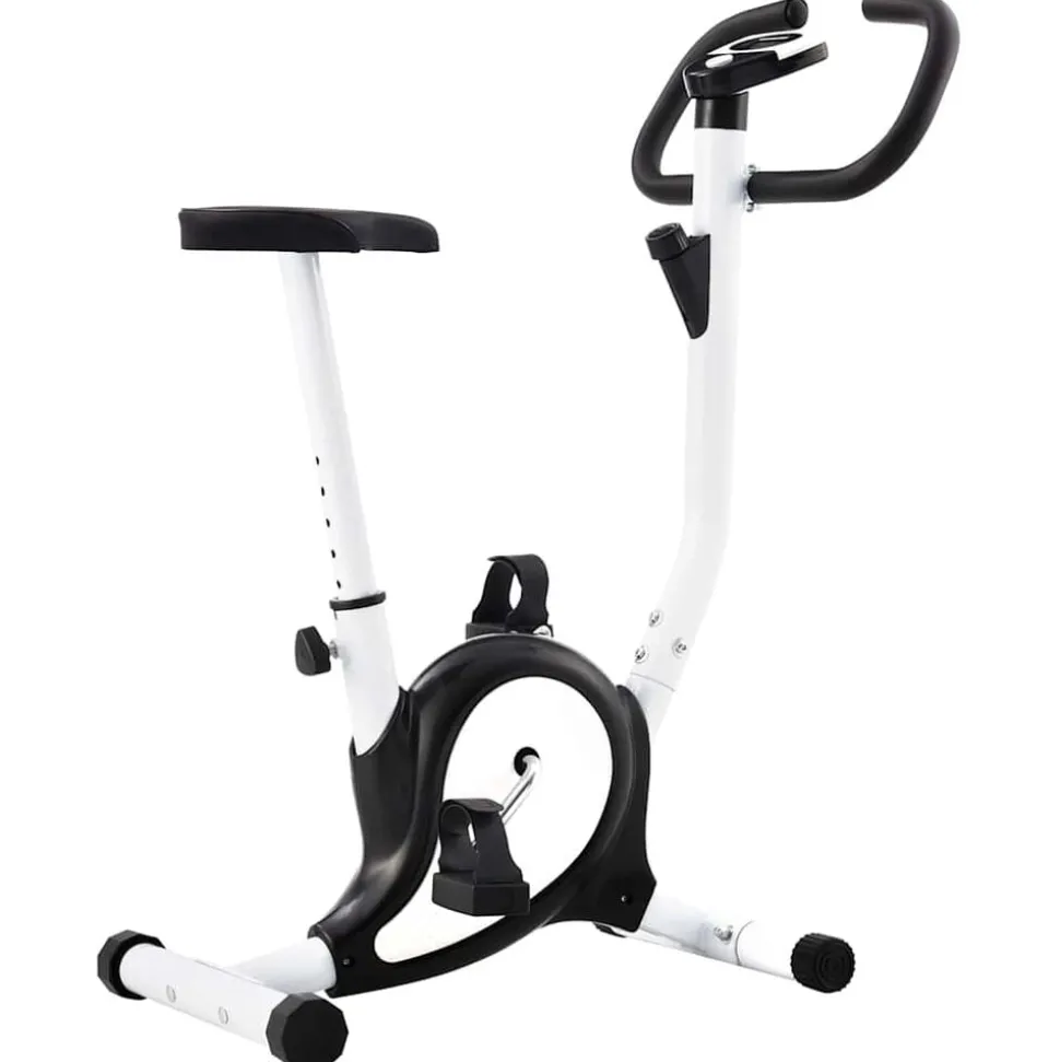 vidaXL Hometrainer met bandweerstand zwart