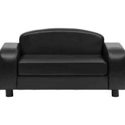 vidaXL Hondenbank 80x50x40 cm kunstleer zwart