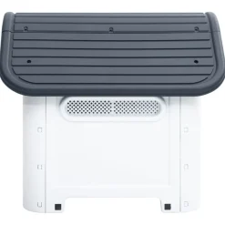 vidaXL Hondenhok Grijs 59x75x66 cm Polypropyleen