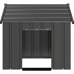 vidaXL Hondenhok met dak 85x107x81 cm gegalvaniseerd staal