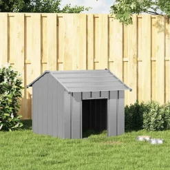 vidaXL Hondenhok met dak 85x107x81 cm gegalvaniseerd staal