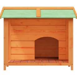 vidaXL Hondenhok 96x87x80,5 cm massief grenenhout bruin
