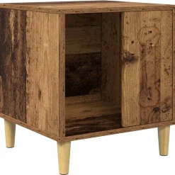vidaXL Hondenhuis Oudhout 44 x 42 x 49 cm Bewerkt hout
