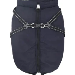 vidaXL Hondenjas Marineblauw L44 Fleece en polyester