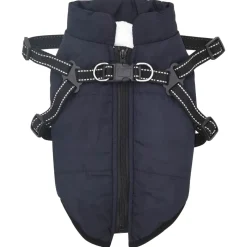 vidaXL Hondenjas Marineblauw L36 Fleece en polyester