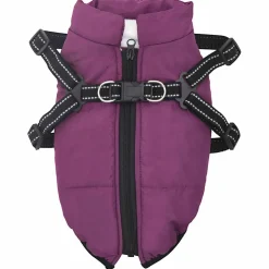 vidaXL Hondenjas Paars L36 Fleece en polyester