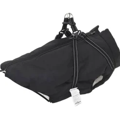 vidaXL Hondenjas Zwart L48 Fleece en polyester