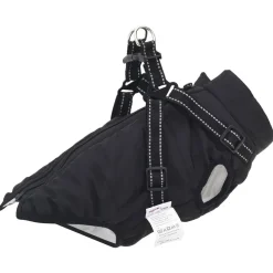 vidaXL Hondenjas Zwart L40 Fleece en polyester
