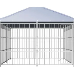 vidaXL Hondenkennel voor buiten met dak 300x300x200 cm