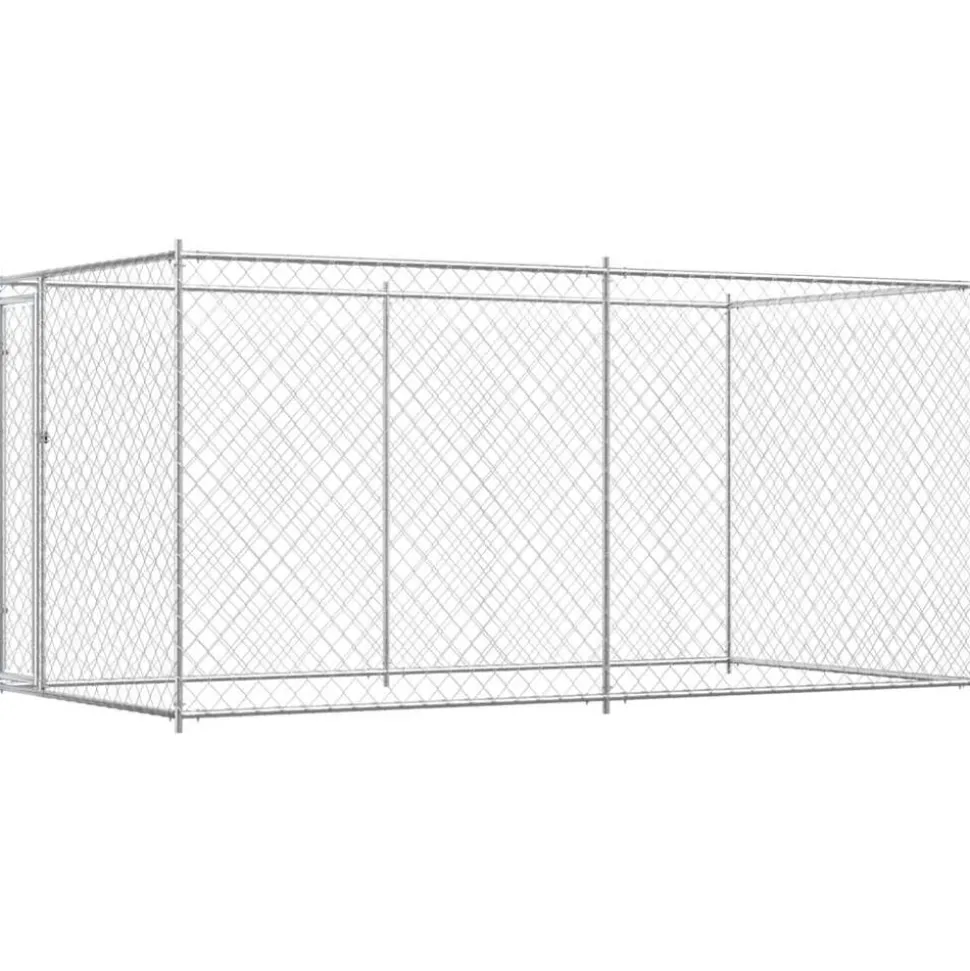 vidaXL Hondenkennel voor buiten 382x192x185 cm