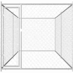 vidaXL Hondenkennel voor buiten 382x192x185 cm