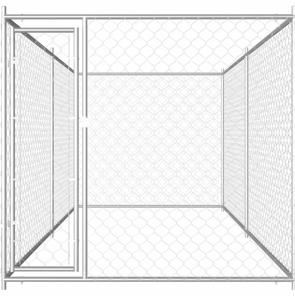 vidaXL Hondenkennel voor buiten 382x192x185 cm