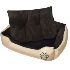 vidaXL Hondenmand bruin en Beige XXL