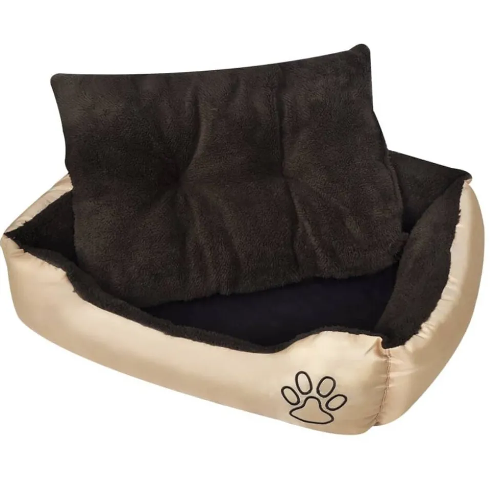 vidaXL Hondenmand bruin en Beige XXL