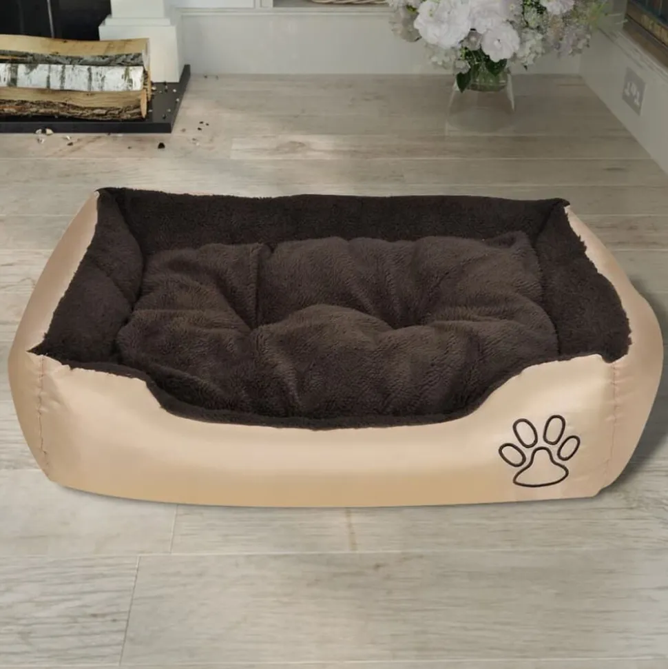 vidaXL Hondenmand bruin en Beige XXL