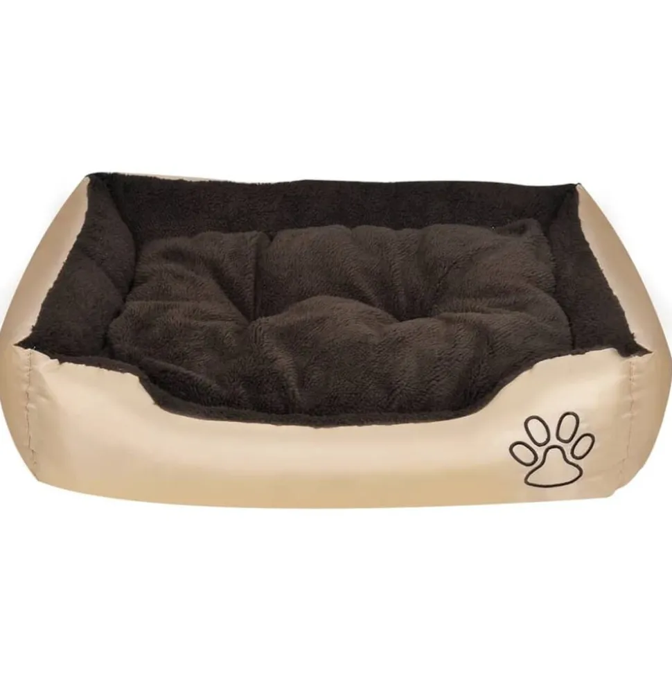 vidaXL Hondenmand bruin en Beige XXL