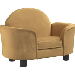 vidaXL Hondenmand 66x40x45 cm fluweel bruin