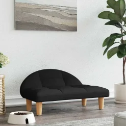 vidaXL Hondenmand 70x52x30 cm stof zwart