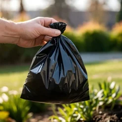 vidaXL Hondenpoepzakjes 750 st 30x20 cm polyetheen zwart