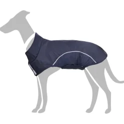 vidaXL Hondenregenjas met reflecterende strips polyester blauw XXS