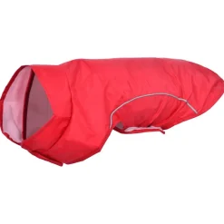 vidaXL Hondenregenjas met reflecterende strips polyester rood XXS