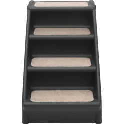 vidaXL Hondentrap inklapbaar 62x40x49,5 cm zwart