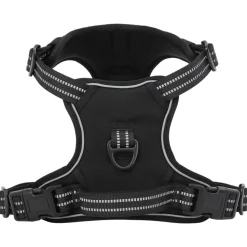 vidaXL Hondentuigje met riem en halsband verstelbaar S zwart