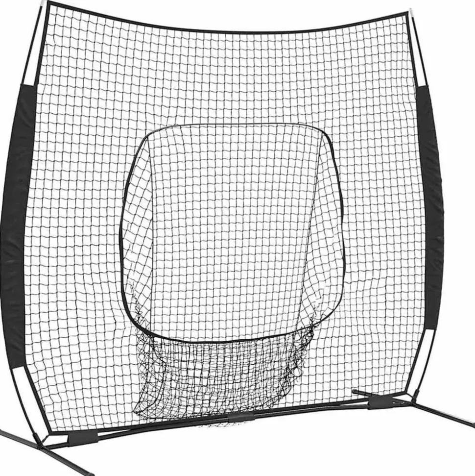 vidaXL Honkbaloefennet Zwart 250 x 106 x 209 cm Polyester